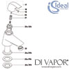 Ideal Standard Ceraplan Basin Pillar Tap Spare Parts